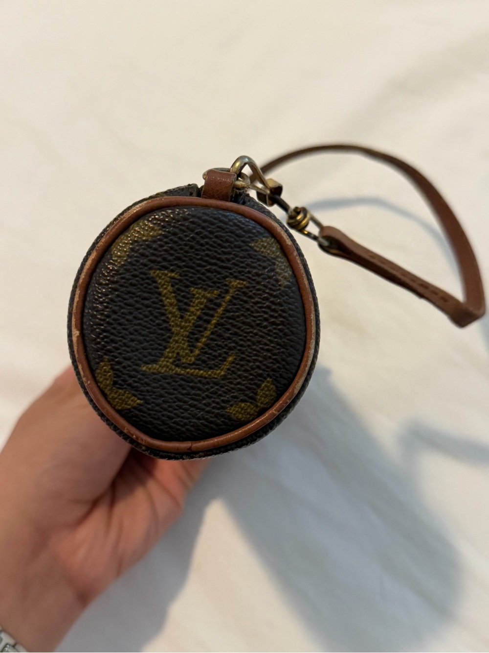 Louis Vuitton Brown Monogram Mini Papillon Shoulder Bag - Picture 4 of 9